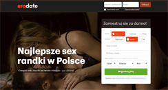 Desktop Screenshot of erodate.pl