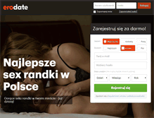 Tablet Screenshot of erodate.pl